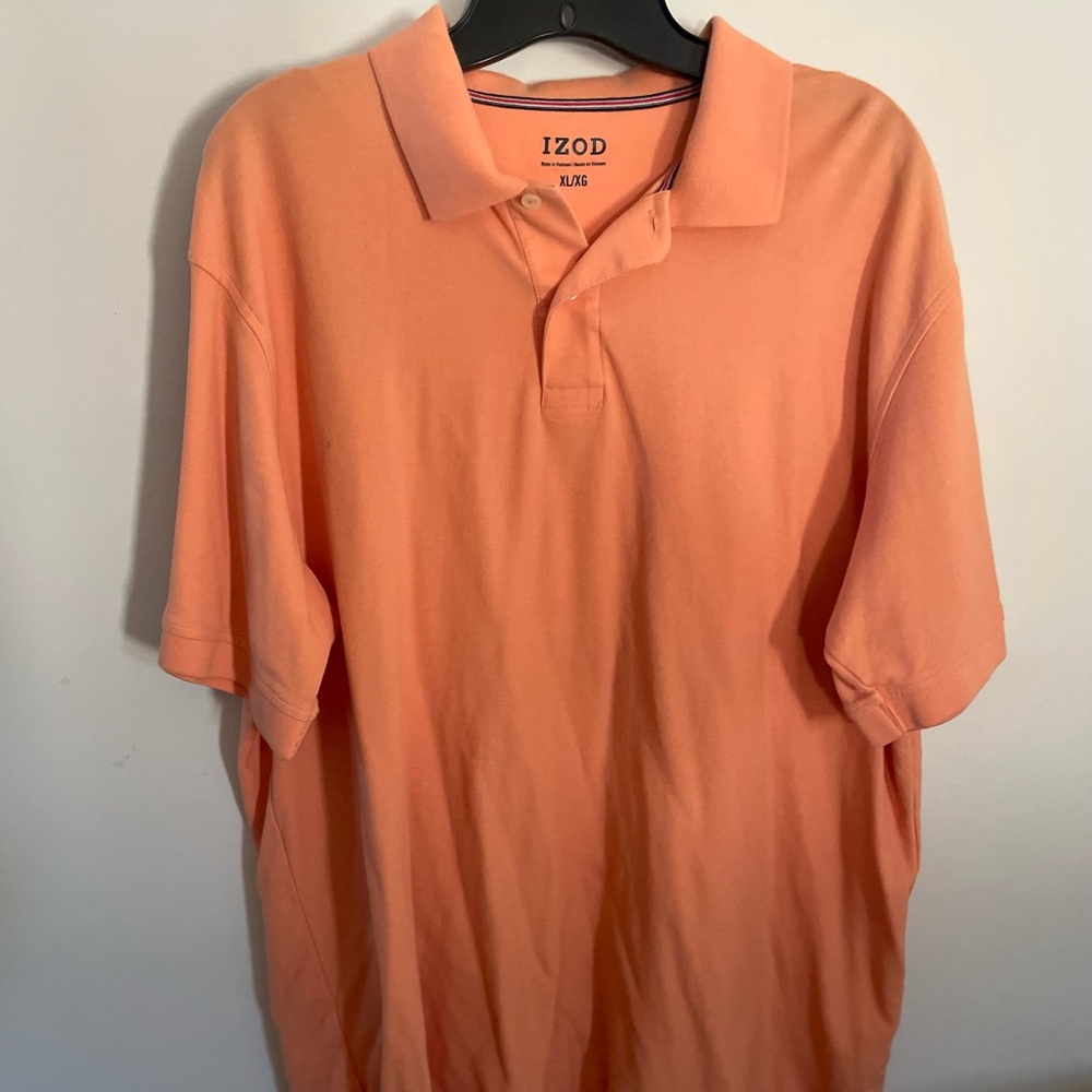 Mens Izod short sleeve polo shirt